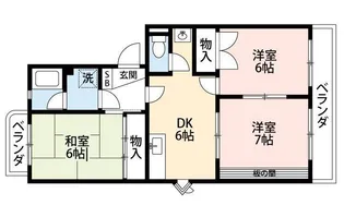 イマージュ手越【2階】の間取り