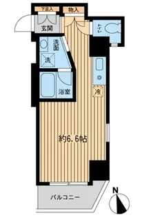 東京都新宿区箪笥町【マンション】の間取り