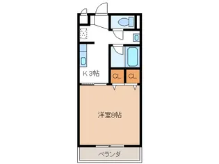 岐阜県羽島市正木町新井【アパート】の間取り
