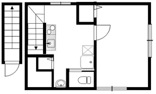 ビーコレクト和田町【2階】の間取り