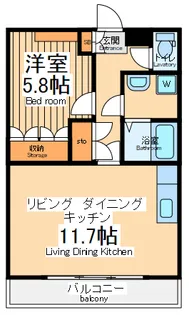コンフォールパレス【1階】の間取り