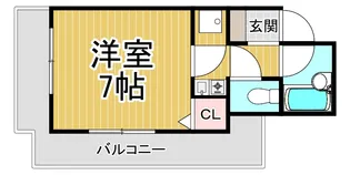 ハイツフルブルーム2【3階】の間取り