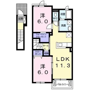 コキア【2階】の間取り