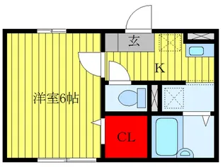 サニーコート野尻【2階】の間取り