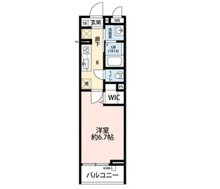 埼玉県戸田市大字新曽【アパート】の間取り