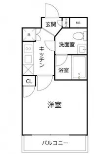 プレール・ドゥーク池上【1階】の間取り