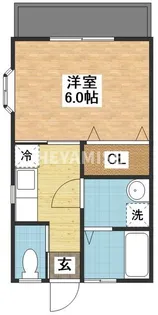 渡部ビル【3階】の間取り