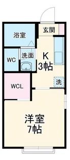 サカエコーポ【1階】の間取り