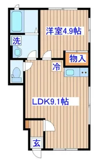 モンマルトル【1階】の間取り