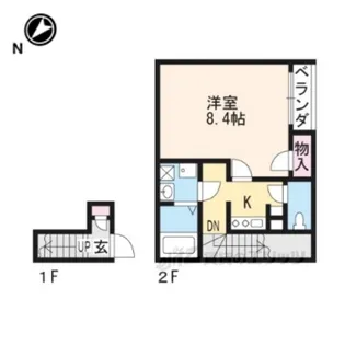 クレイノボービラージュ3【2階】の間取り