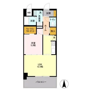 フロンティア・コンフォート研究学園【9階】の間取り