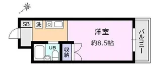 ステイエム相模原南【2階】の間取り