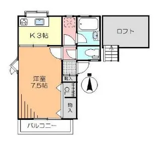 アドバンスハイム【2階】の間取り