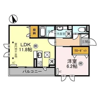TORISIAS 今泉3丁目【1階】の間取り