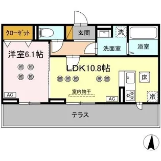 サリサ.k【1階】の間取り