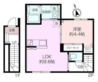 PERRY PARKFRONT【2階】の間取り