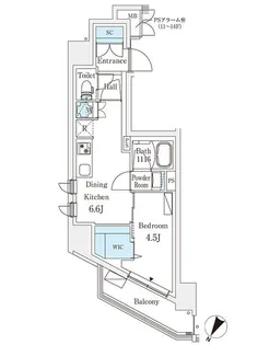 東京都豊島区駒込1【マンション】の間取り