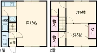 パレスおーまちの間取り