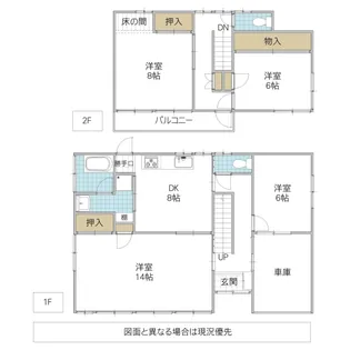 茨城県水戸市城東2【一戸建】の間取り
