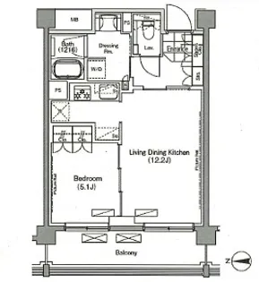 プレジリア代々木大山町【4階】の間取り