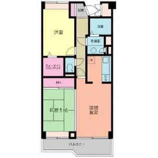 内藤マンションA棟【1階】の間取り