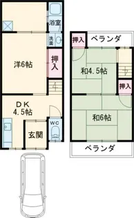 京都府京都市伏見区羽束師志水町【一戸建】の間取り