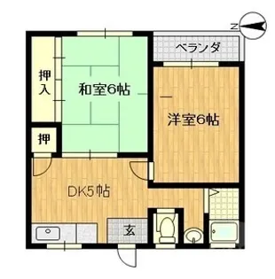 江坂ビル【1階】の間取り