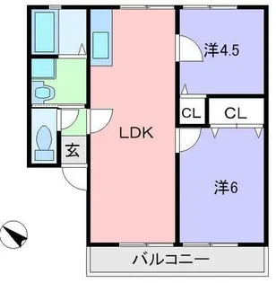 ソルステージIII【2階】の間取り