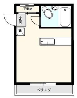 三幸アビタシオン【2階】の間取り