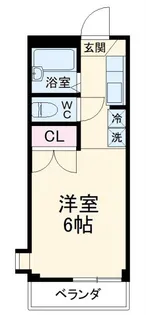 アローズ梶ヶ谷【1階】の間取り