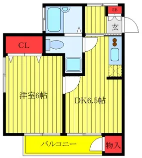 東京都北区志茂3【アパート】の間取り