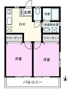 ヒルティ・カール03【2階】の間取り