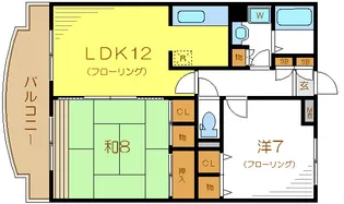 アベニール【1階】の間取り