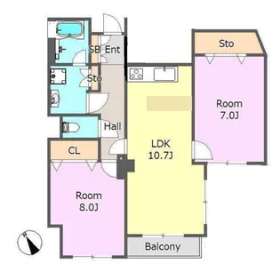 東京都杉並区荻窪3【マンション】の間取り
