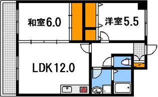 有信段原ビル【9階】の間取り