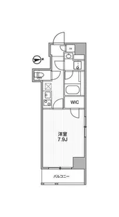 東京都世田谷区羽根木1【マンション】の間取り