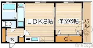 ラ・メゾンさくら【3階】の間取り