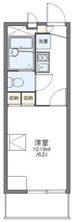 レオパレスヴィレッジ【3階】の間取り