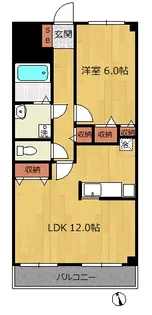 メゾンベール・アイ【1階】の間取り