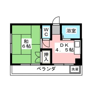 シャンテスズキ【2階】の間取り