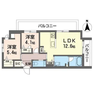レジェンド【3階】の間取り