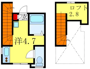 liberta本前川【1階】の間取り