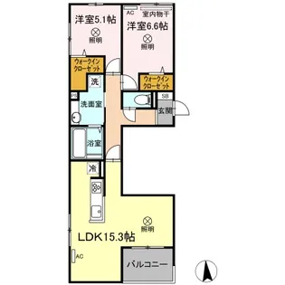 ベルデ【2階】の間取り