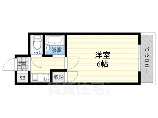 第3国本エレガンス新大阪【4階】の間取り