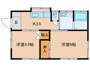ヴィステリア・コート【2階】の間取り