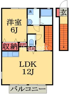 TETTI VERDI 1【1階】の間取り