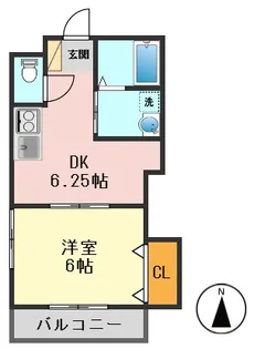 ニューカナリヤ【1階】の間取り