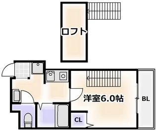 ハクユウ元町【8階】の間取り