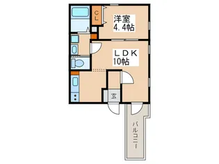 メゾン・ドゥ・レーヴ【2階】の間取り