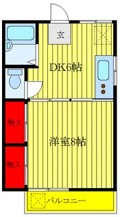 常盤台ビューテラスII【1階】の間取り